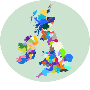 United Kingdom & Ireland - Historic counties logo